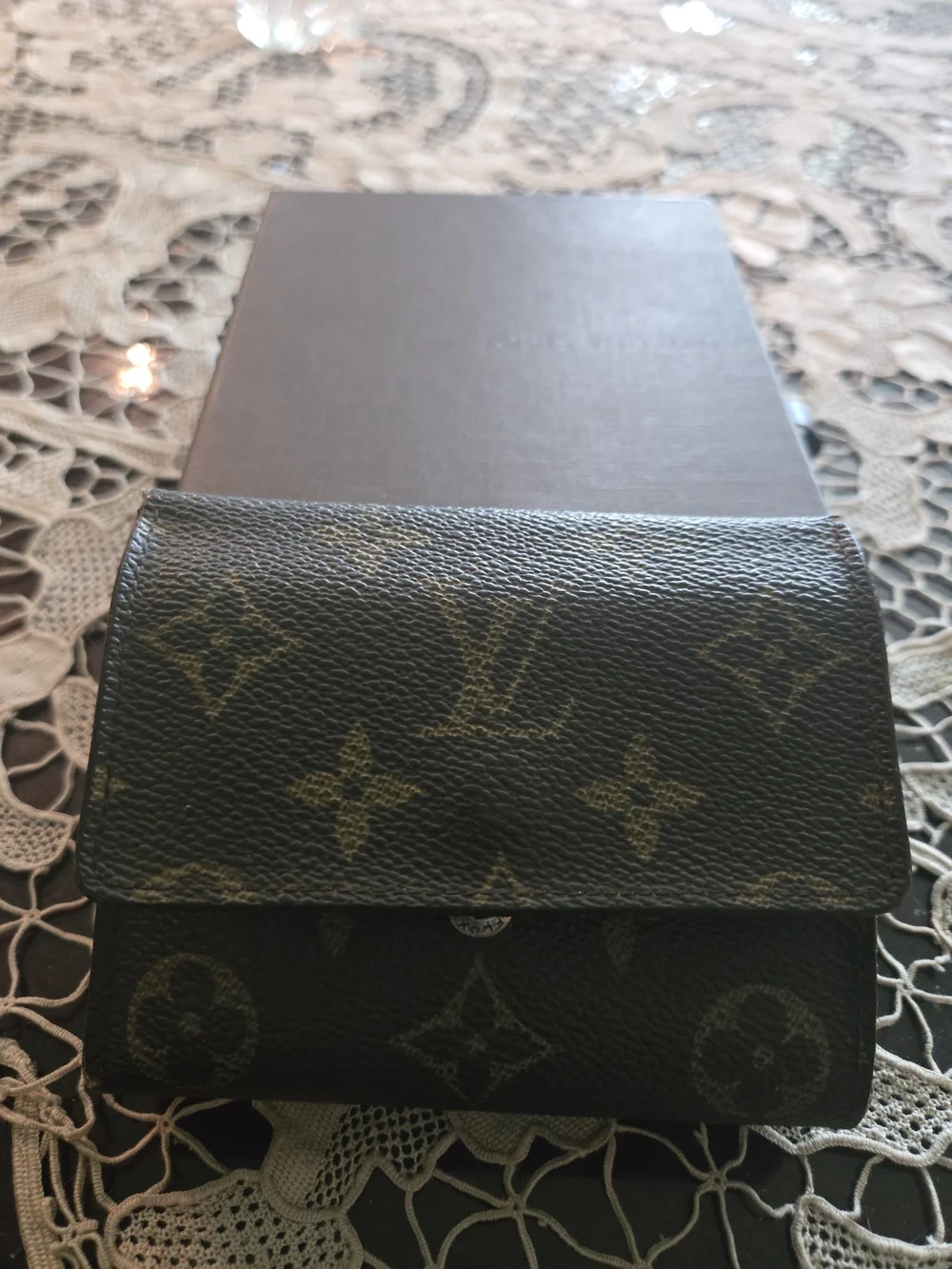 Louis Vuitton Vintage Monogram Brown Women's Wallet